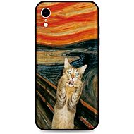 TopQ iPhone XR silicone Scared Cat 49103 - Phone Cover