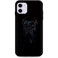 TopQ iPhone 11 silicone Dark Pitbull 48941 - Phone Cover