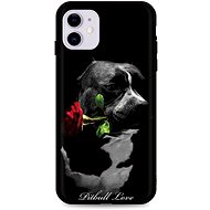 TopQ iPhone 11 silicone Pitbull Love 48930 - Phone Cover