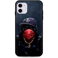 TopQ iPhone 11 silicone Monkey Gangster 48928 - Phone Cover