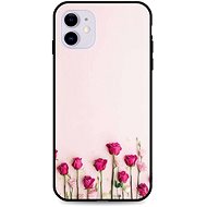 TopQ iPhone 11 silicone Roses 48912 - Phone Cover