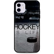 TopQ iPhone 11 silicone Hockey Is Life 48909 - Phone Cover