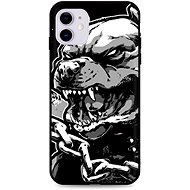 TopQ iPhone 11 silicone Aggressive Pitbull 48907 - Phone Cover