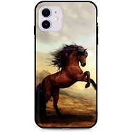 TopQ iPhone 11 silicone Brown Horse 48901 - Phone Cover