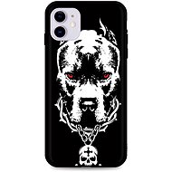 TopQ iPhone 11 silicone Fighting Dog 48884 - Phone Cover