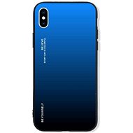 TopQ LUXURY iPhone XS solid iridescent blue 48878 - Phone Cover