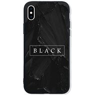 TopQ LUXURY iPhone XS hard Black 48869 - Phone Cover