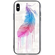 TopQ LUXURY iPhone XS Hard Feather 48861 - Phone Cover