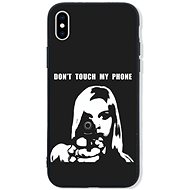 TopQ LUXURY iPhone XS hard Don´t Touch Gun 48853 - Phone Cover