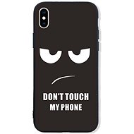 TopQ LUXURY iPhone XS hard Don´t Touch 48846 - Phone Cover
