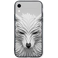 TopQ LUXURY iPhone XR solid White wolf 48766 - Phone Cover