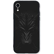 TopQ LUXURY iPhone XR solid Black wolf 48740 - Phone Cover