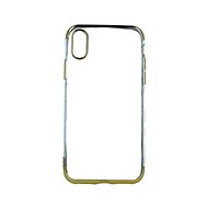 TopQ Frame iPhone XS silicone gold 48579 - Phone Cover