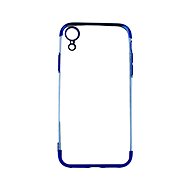 TopQ Frame iPhone XR silicone blue 48568 - Phone Cover