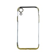 TopQ Frame iPhone XR silicone gold 48567 - Phone Cover