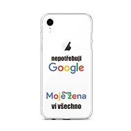 TopQ iPhone XR silicone Google 48521 - Phone Cover