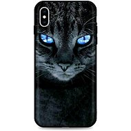 TopQ iPhone XS silicone Dark Cat 49199 - Phone Cover