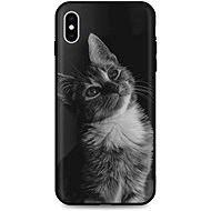 TopQ iPhone XS silicone Cute Cat 49190 - Phone Cover