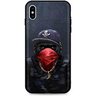 TopQ iPhone XS silicone Monkey Gangster 49187 - Phone Cover