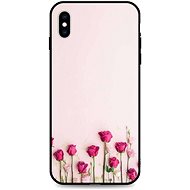 TopQ iPhone XS silicone Roses 49171 - Phone Cover