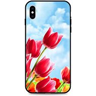 TopQ iPhone XS silicone Tulips 49170 - Phone Cover