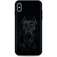 TopQ iPhone XS silicone Dark Pitbull 49200 - Phone Cover