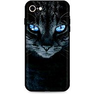 TopQ iPhone SE 2020 silicone Dark Cat 49321 - Phone Cover