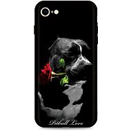 TopQ iPhone SE 2020 silicone Pitbull Love 49311 - Phone Cover