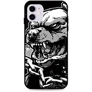 TopQ iPhone SE 2020 silicone Aggressive Pitbull 49289 - Phone Cover