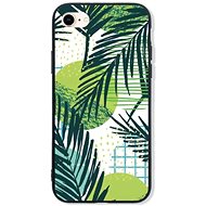 TopQ LUXURY iPhone SE 2020 hard Green Leaves 49236 - Phone Cover