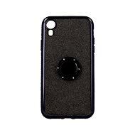 TopQ iPhone XR silicone Diamond black 49341 - Phone Cover