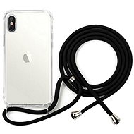 TopQ iPhone XS silicone with lanyard transparent 49398 - Phone Cover