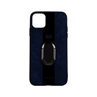 TopQ iPhone 11 silicone Auto Focus blue with ring 49486 - Phone Cover