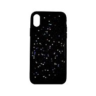 TopQ iPhone XS Glitter Star Black 49408 - Phone Case