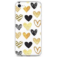 TopQ iPhone SE 2020 Silicone Heart 49597 - Phone Cover