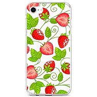TopQ iPhone SE 2020 silicone Strawberries 49596 - Phone Cover