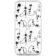 TopQ iPhone SE 2020 silicone Cats 1 49582 - Phone Cover