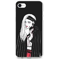 TopQ iPhone SE 2020 silicone Dark Girl 49556 - Phone Cover