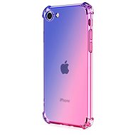 TopQ iPhone SE 2020 silicone Shock iridescent blue-pink 49628 - Phone Cover
