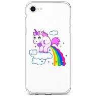 TopQ iPhone SE 2020 silicone Rainbow Disaster 49606 - Phone Cover