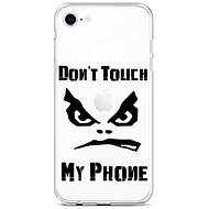 TopQ iPhone SE 2020 silicone Don't Touch transparent 49599 - Phone Cover