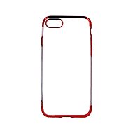 TopQ Frame iPhone 8 silicone red 49666 - Phone Cover