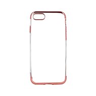 TopQ Frame iPhone SE 2020 silicone pink 49622 - Phone Cover