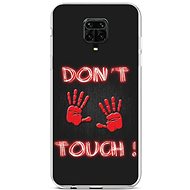 TopQ Xiaomi Redmi Note 9 Pro silicone Don't Touch Red 50075 - Phone Cover