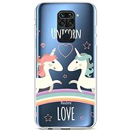 TopQ Xiaomi Redmi Note 9 silicone Unicorn Love 50025 - Phone Cover