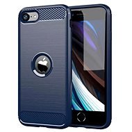TopQ iPhone SE 2020 silicone blue 49615 - Phone Cover
