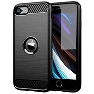 Forcell iPhone SE 2020 silicone black 49421 - Phone Cover