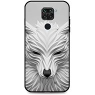 TopQ LUXURY Xiaomi Redmi Note 9 solid White wolf 49978 - Phone Cover