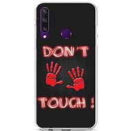 TopQ Huawei Y6p silicone Don't Touch Red 50285 - Phone Cover