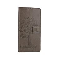 TopQ Xiaomi Redmi Note 9 Pro booklet Grey Owl Tree 50736 - Phone Cover